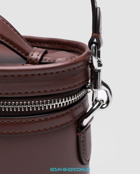 Жіноча сумка Coach Trail Bag Brown/Silver Premium фото