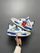Чоловічі кросівки Nike Air Jordan 4 Retro Golf Military Blue re-9459 фото 5