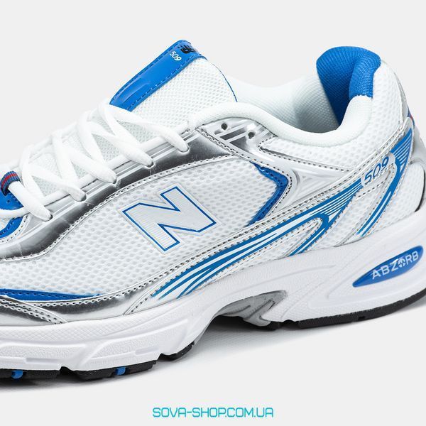 Чоловічі кросівки New Balance 509 White Blue Silver фото