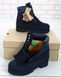 Зимові жіночі ботинки (БЕЗ хутра) Timberland CLASSIC PREMIUM NUBUCK WATERPROOF BLACK re-3755 фото 5