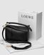 Жіноча сумка Loewe Small Puzzle Bag in Classic Calfskin Black Premium re-11473 фото 4
