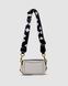 Жіноча сумка Marc Jacobs The Snapshot White Black Premium re-11420 фото 4