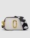 Женская сумка Marc Jacobs The Snapshot White Black Premium re-11420 фото 2