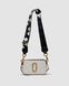 Жіноча сумка Marc Jacobs The Snapshot White Black Premium re-11420 фото 3