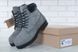 Зимові чоловічі та жіночі ботинки (Натуральне хутро) Timberland CLASSIC PREMIUM NUBUCK WATERPROOF GREY/BLACK re-3762 фото 9