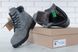 Зимові чоловічі та жіночі ботинки (Натуральне хутро) Timberland CLASSIC PREMIUM NUBUCK WATERPROOF GREY/BLACK re-3762 фото 7