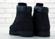 Зимові жіночі ботинки (БЕЗ хутра) Timberland CLASSIC PREMIUM NUBUCK WATERPROOF BLACK re-3755 фото 3