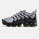 Чоловічі кросівки Nike Air VaporMax Plus Grey Black re-10594 фото 1