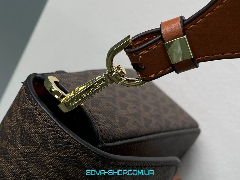 Женская сумка Michael Kors Sloan Editor Medium Bag Brown Premium фото