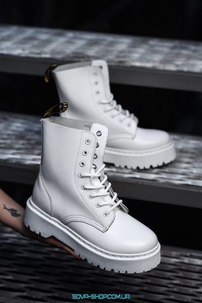 Мужские зимние ботинки (ТЕРМО) Dr. Martens Jadon White фото