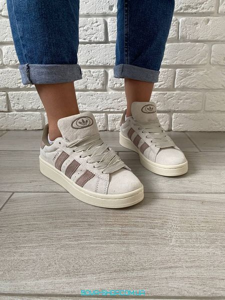 Мужские и женские кроссовки Adidas Campus 00s 'Chalk White Brown' IG5996 фото