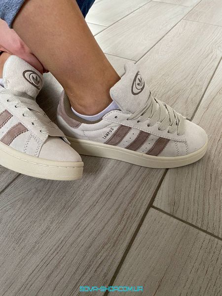 Чоловічі та жіночі кросівки Adidas Campus 00s 'Chalk White Brown' IG5996 фото