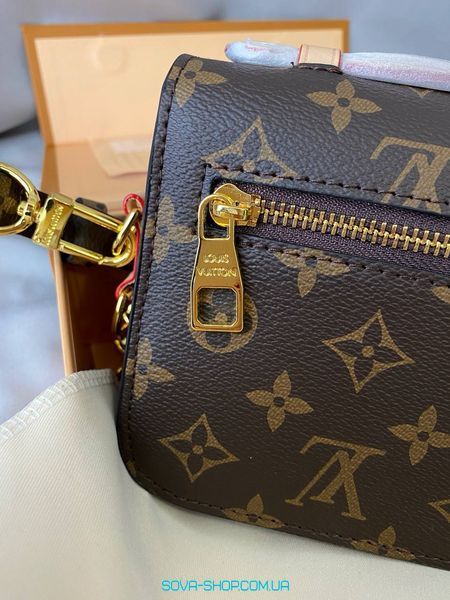 Женская сумка Louis Vuitton Pochette M&eacute;tis East West Bag Brown Premium фото