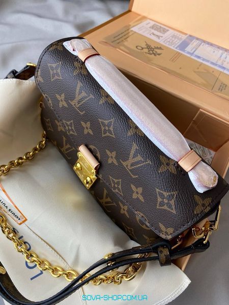 Женская сумка Louis Vuitton Pochette M&eacute;tis East West Bag Brown Premium фото