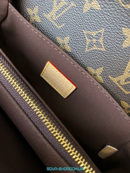 Женская сумка Louis Vuitton Pochette M&eacute;tis East West Bag Brown Premium фото