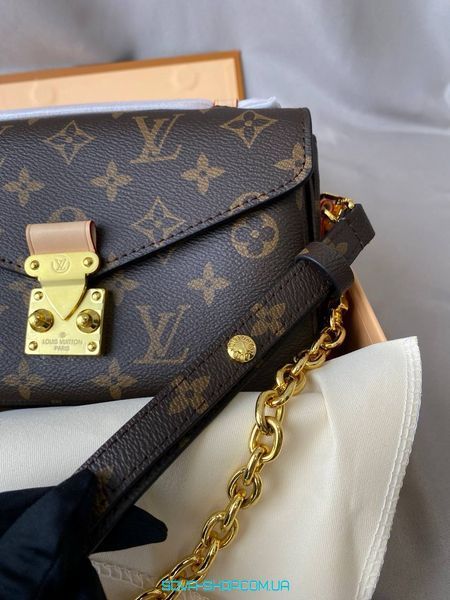 Женская сумка Louis Vuitton Pochette M&eacute;tis East West Bag Brown Premium фото