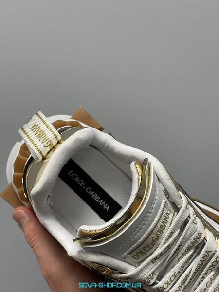 Женские кроссовки D&G Super King ‘White Gold’ Dolce & Gabbana фото