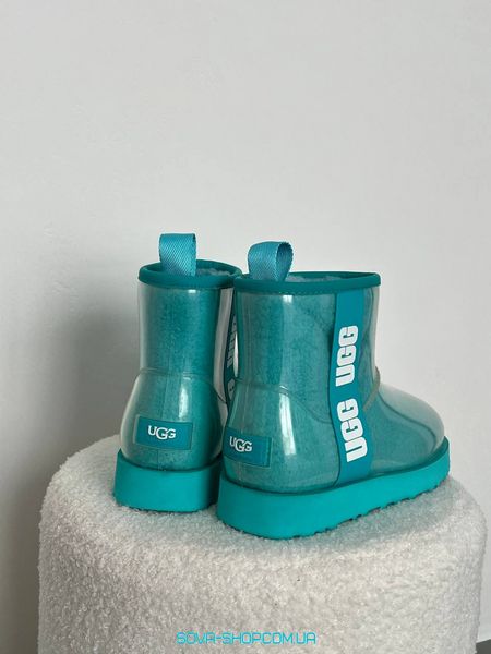 Женские зимние ботинки UGG Classic Clear Mini Light Blue фото