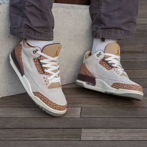 Jordan 3 hot sale suede grey