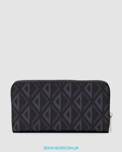 Кошелёк Christian Dior Zipped Long Wallet Grey Diamond Canvas Premium фото