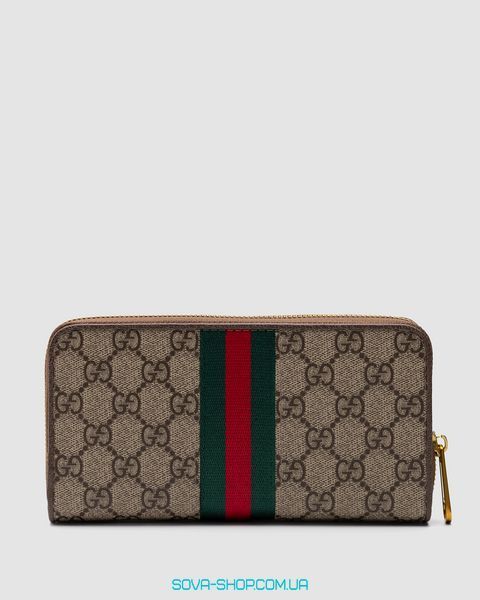 Гаманець Gucci Ophidia GG Zip Around Wallet Premium фото