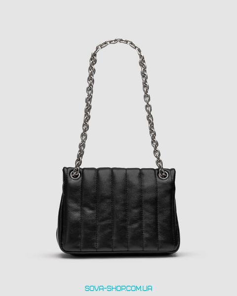 Женская сумка Balenciaga Monaco Mini Chain Bag Black/Silver Premium фото