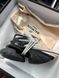 Женские кроссовки Balmain Unicorn Apricot/Black Premium re-9258 фото 8