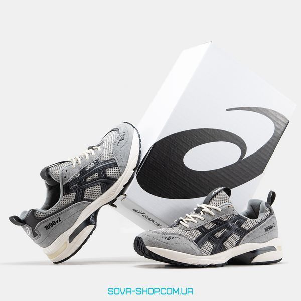 Мужские кроссовки Asics Gel-1090 Grey Black фото