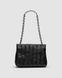 Женская сумка Balenciaga Monaco Mini Chain Bag Black/Silver Premium re-11645 фото 4