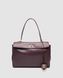 Жіноча сумка Balenciaga Rodeo Large Burgundy/Gold Premium re-129591 фото 3