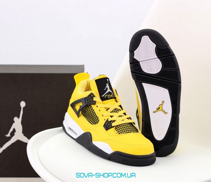 Чоловічі баскетбольні кросівки Air Jordan 4 Retro Nike Lightning фото
