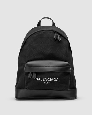 Жіночий рюкзак Balenciaga Everyday Backpack Black Textile Premium фото