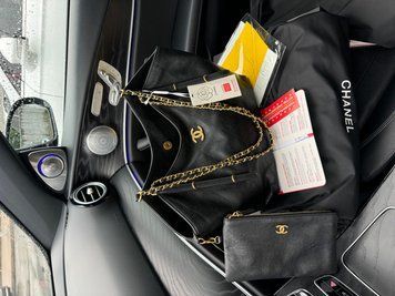 Женская сумка Chanel Maxi Shopping Bag Black Premium фото