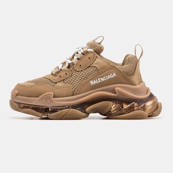 Жіночі кросівки Triple S Balenciaga Brown фото