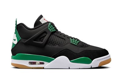Мужские кроссовки Nike SB x Air Jordan 4 Black Green фото
