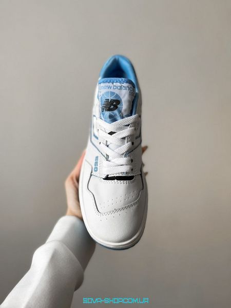 Женские и мужские кроссовки New Balance 550 White\Blue фото
