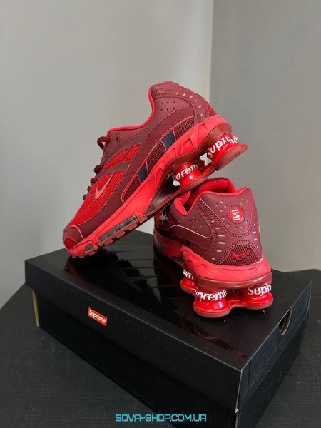 Чоловічі кросівки Nike Shox Ride 2 Red x Supreme (Original Box) фото