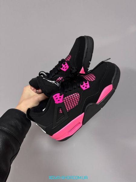 Жіночі баскетбольні кросівки Nike Air Jordan 4 NEON PINK фото
