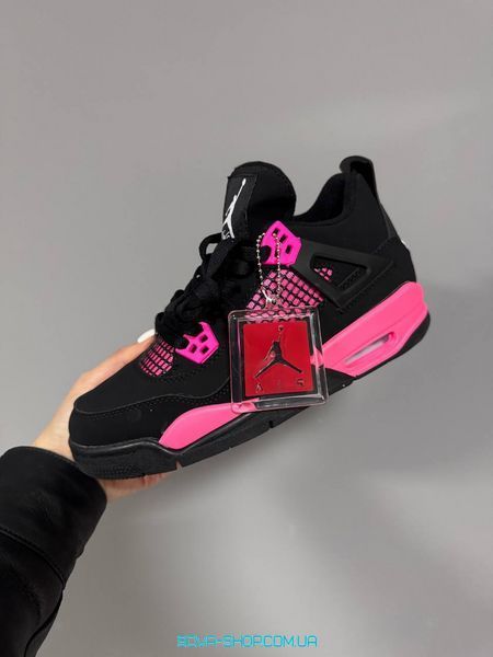 Жіночі баскетбольні кросівки Nike Air Jordan 4 NEON PINK фото