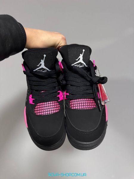 Жіночі баскетбольні кросівки Nike Air Jordan 4 NEON PINK фото