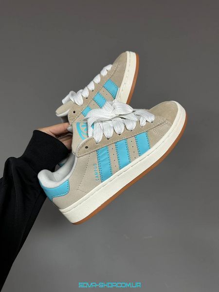 Жіночі кросівки Adidas Campus 00s Beige/Blue фото