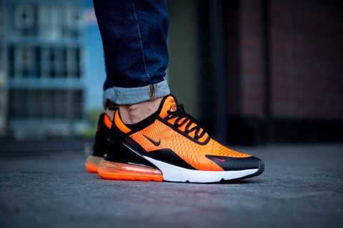 Orange best sale air maxes