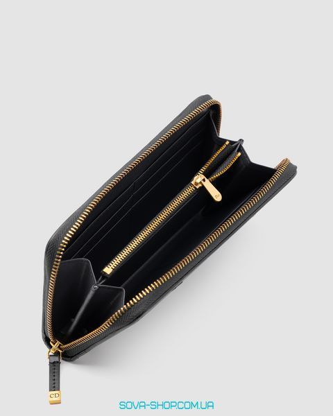 Кошелёк Christian Dior 30 Montaigne Wallet Blue Oblique Jacquard Premium фото