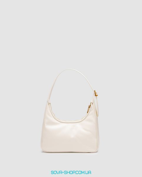 Жіноча сумка Yves Saint Laurent Calypso Hobo in Plunged Lambskin White/Gold Premium фото