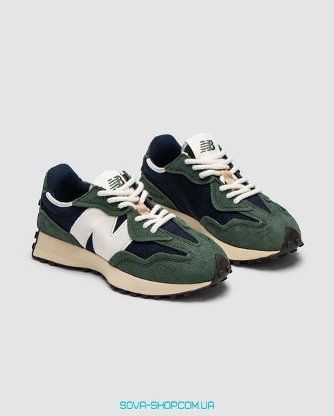 Жіночі кросівки New Balance 327 Midnight Green фото