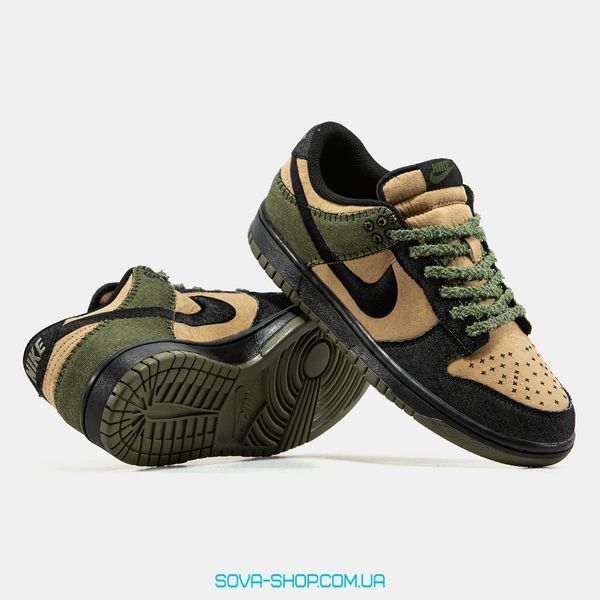 Чоловічі кросівки Nike SB Dunk Low Retro 'Camo Olive' фото