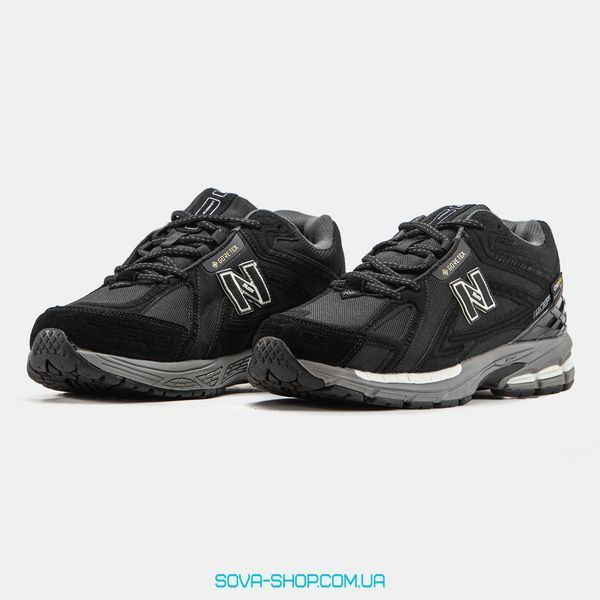 Чоловічі зимові кросівки New Balance 1906R Gore-Tex Black Grey White Хутро фото