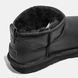 Женские и мужские зимние ботинки UGG Classic Ultra Mini Black Leather Premium re-9587 фото 8