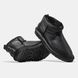 Женские и мужские зимние ботинки UGG Classic Ultra Mini Black Leather Premium re-9587 фото 7