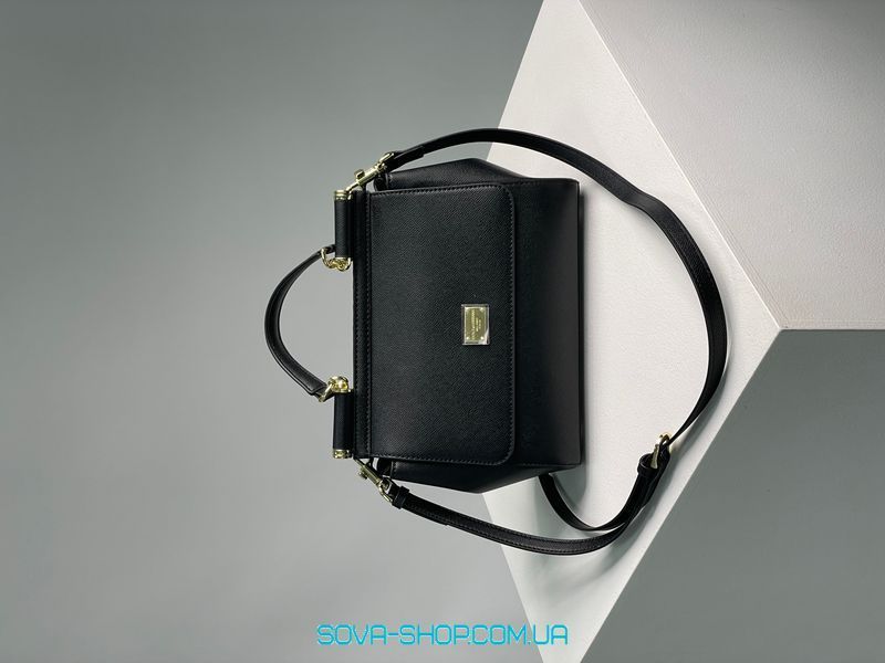 Женская сумка Dolce&Gabbana Sicily Medium Elongated Black Premium фото